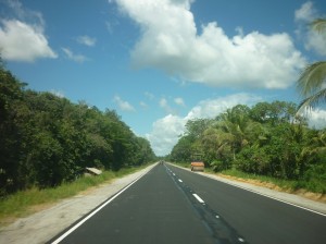 Geasfalteerd wegdek ( buiten Paramaribo )  